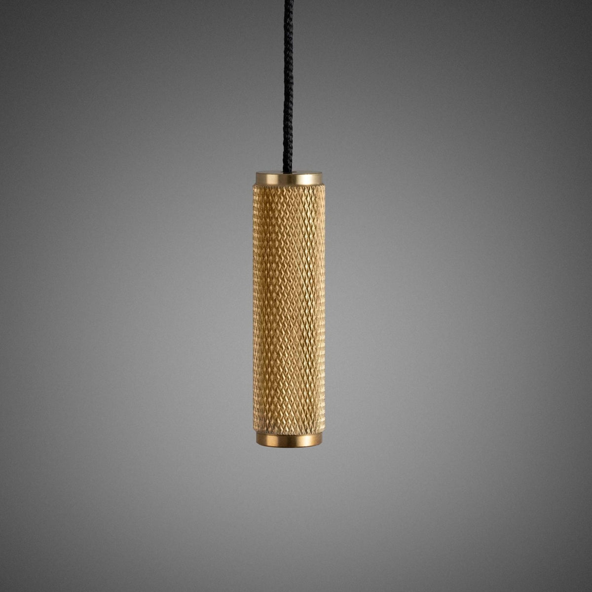 2-Way Pull Chord Light Switch in Black Knurled Brass Pull