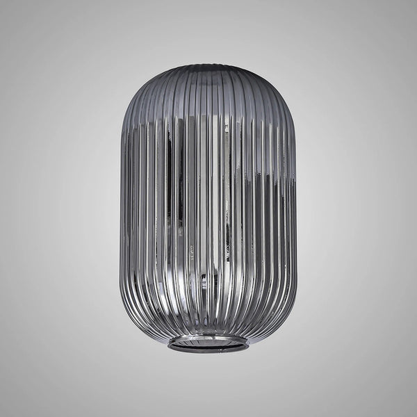 Replacement Tubular Ribbed  Smoked Glass for the Atherington Range