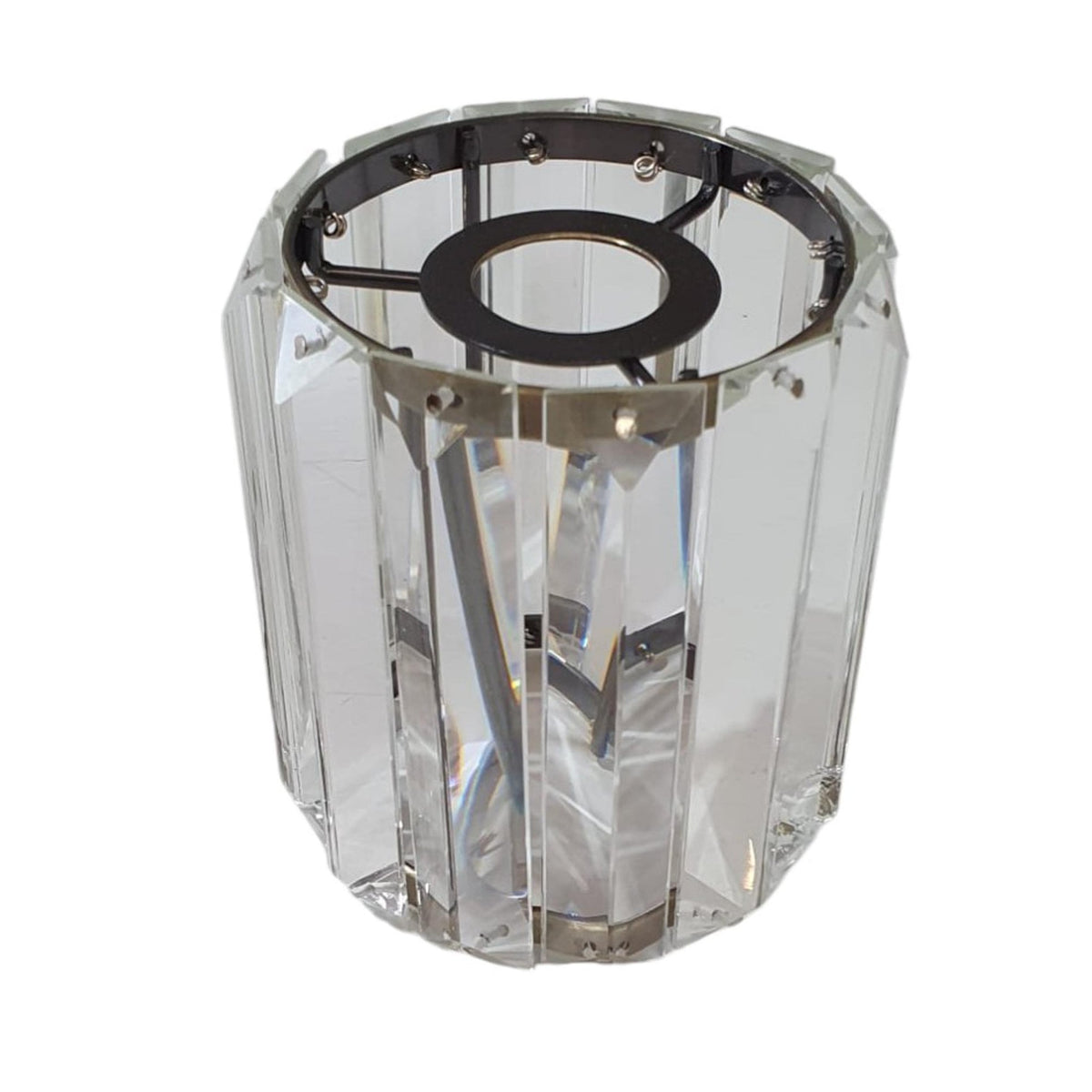 Endon replacement crystal shade for Berenice wall and ceiling light in antique brass