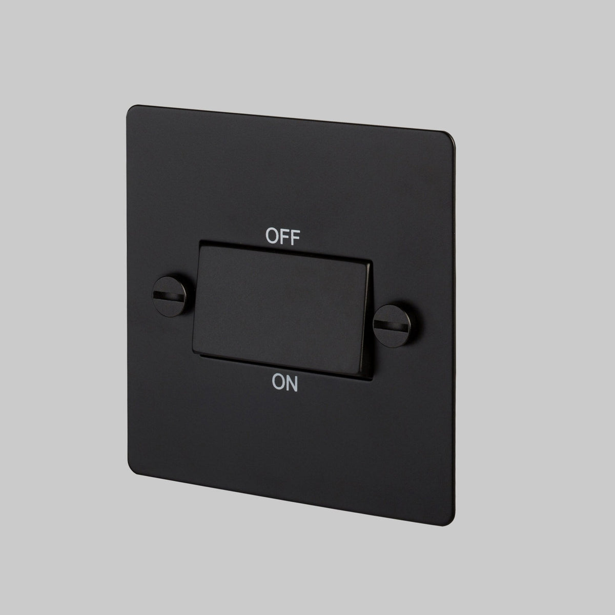2-Way 10 Amp Fan Isolator Switch In Black