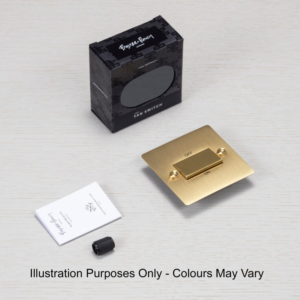 2-Way 10 Amp Fan Isolator Switch In White