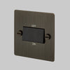 2-Way 10 Amp Fan Isolator Switch In Smoked Bronze & Black