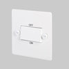2-Way 10 Amp Fan Isolator Switch In White