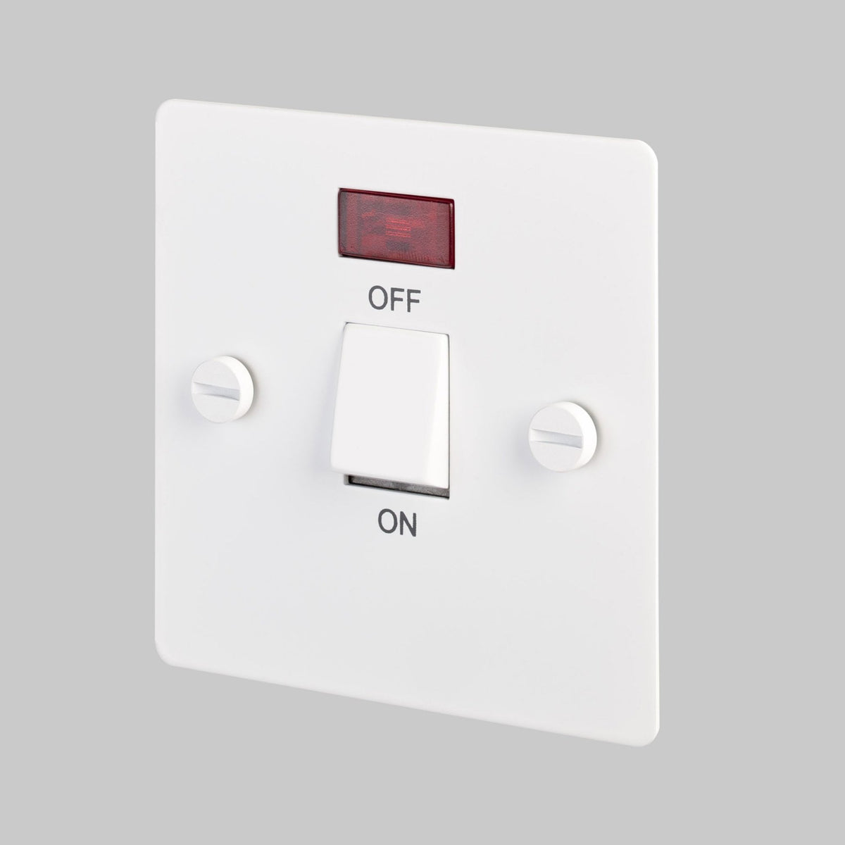 2-Way 20 Amp DP Isolator Switch In White