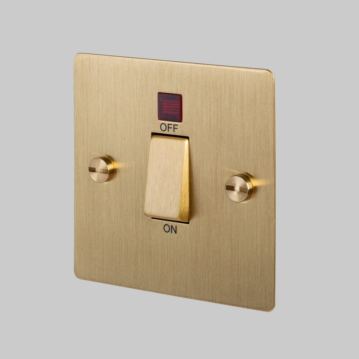 2-Way Cooker Switch In Solid Brass