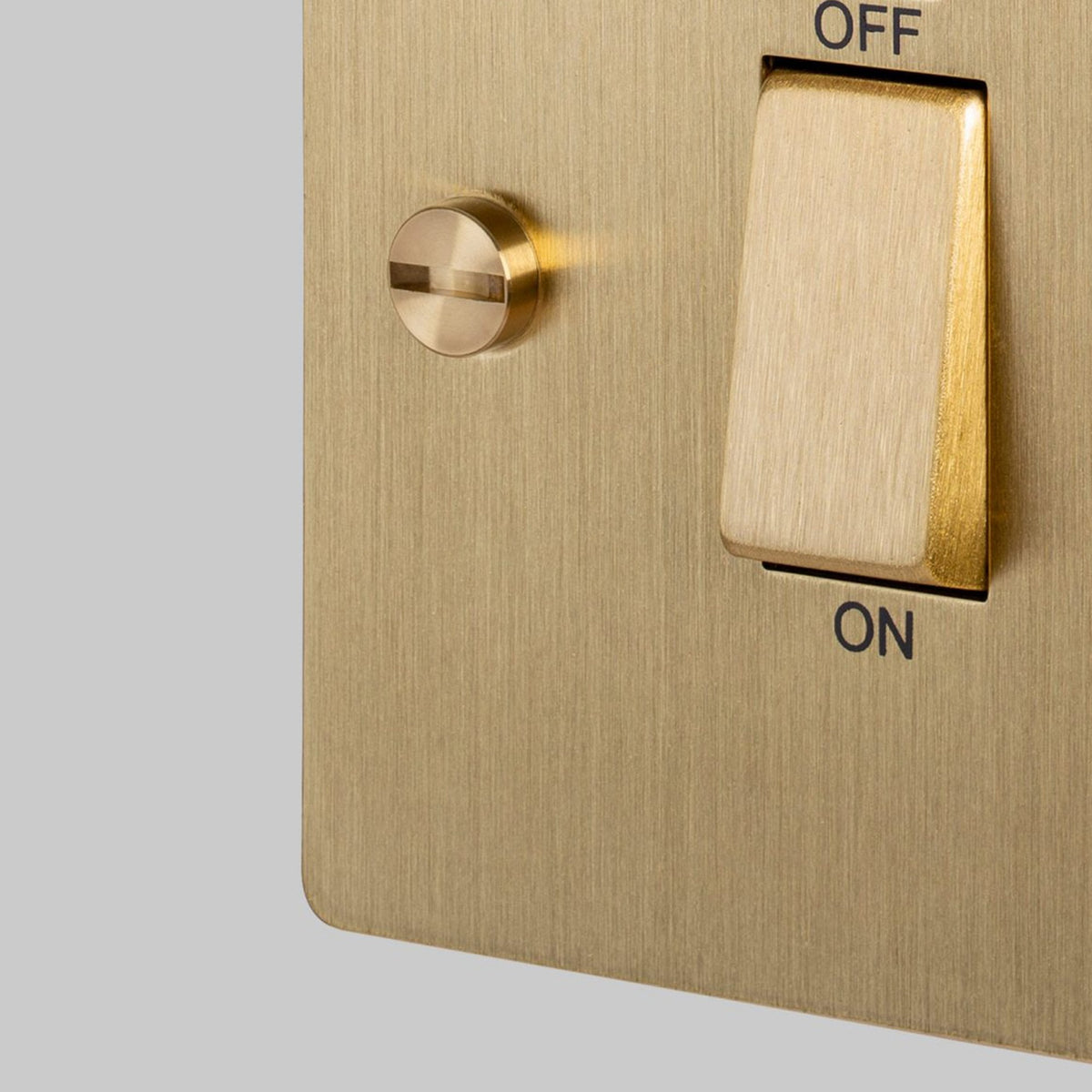 2-Way Cooker Switch In Solid Brass