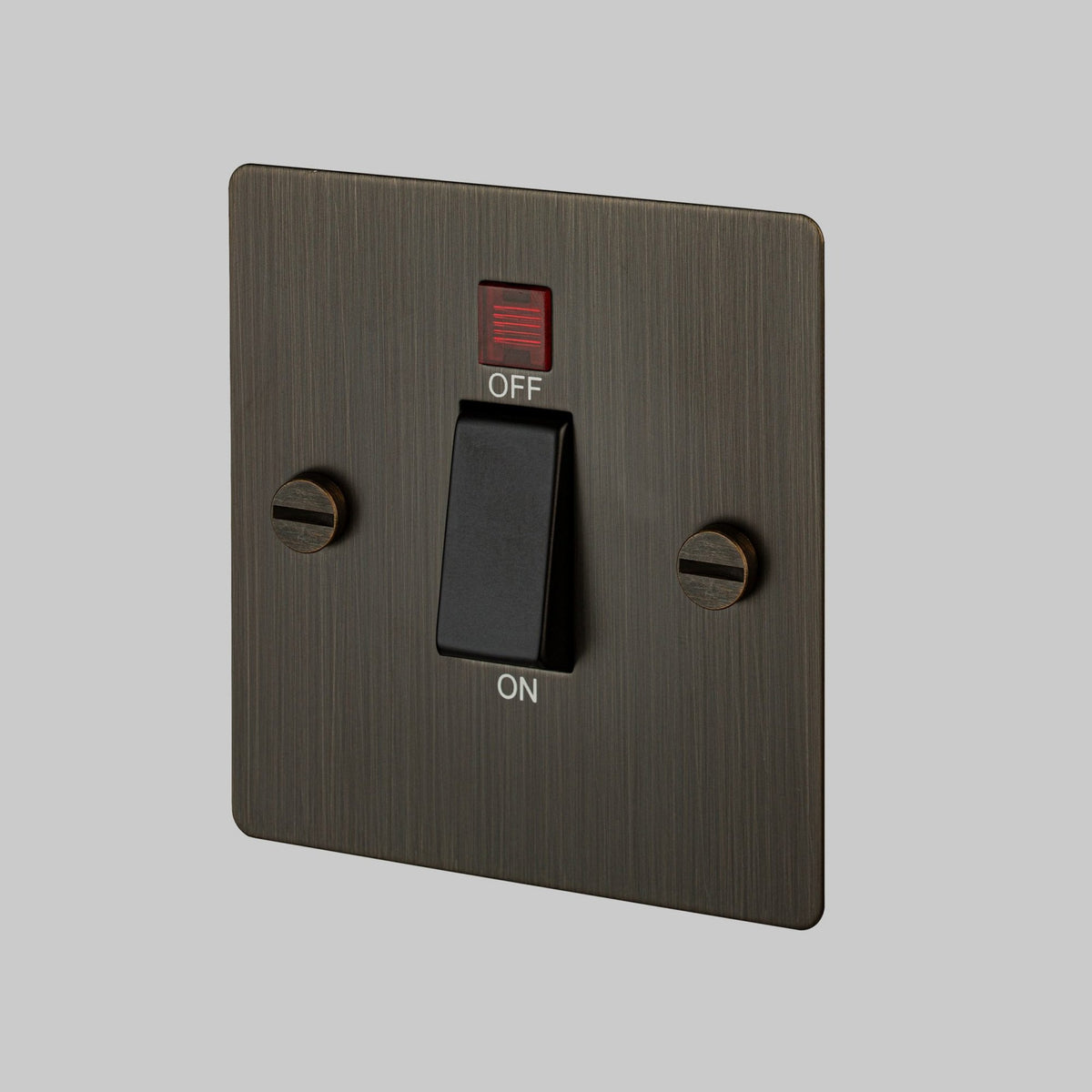 2-Way Cooker Switch In Smoked Bronze & Black