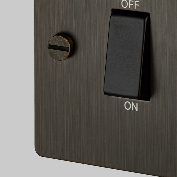 2-Way Cooker Switch In Smoked Bronze & Black