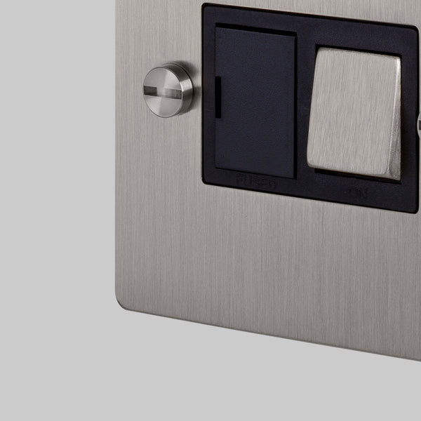 Switched 13 Amp Fused Spur In Steel