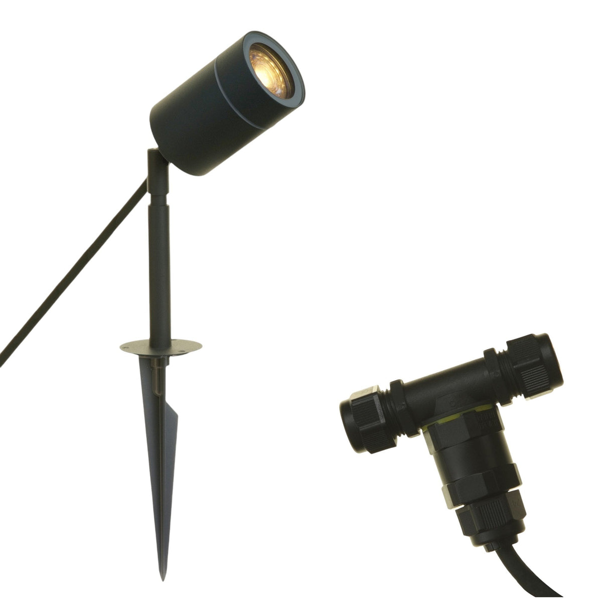 Rado Adjustable Outside Spike Light in Black Graphite