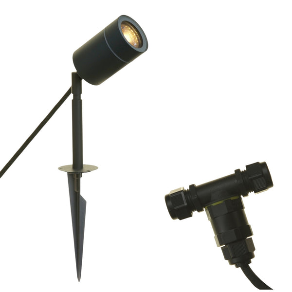 Rado Adjustable Outside Spike Light in Black Graphite