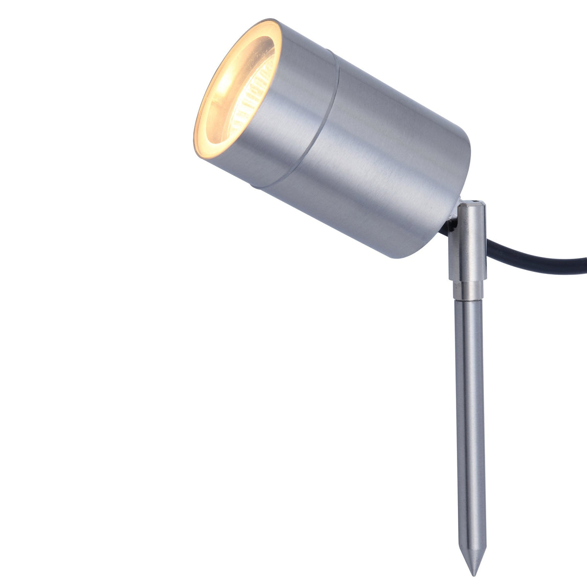 Rado Adjustable Outside Spike Light in Stainless Steel