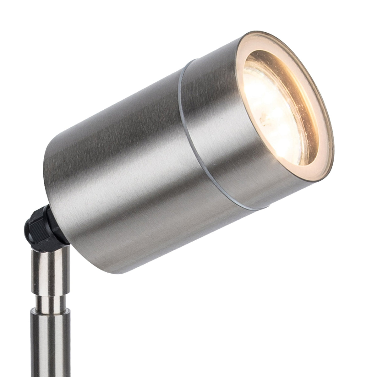 Rado Adjustable Outside Spike Light in Stainless Steel