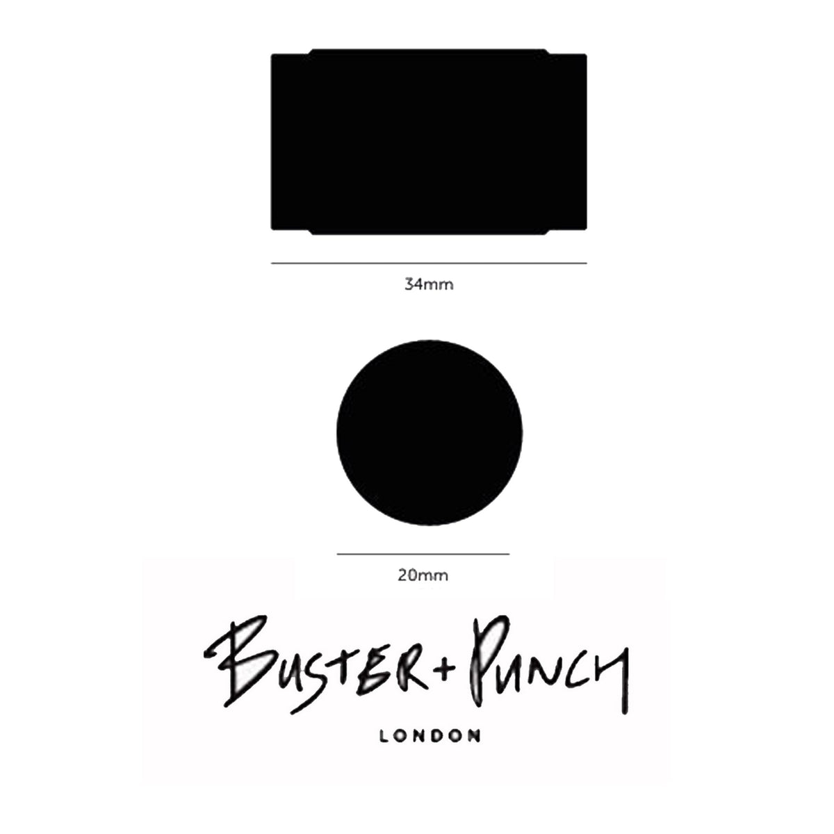 Knurled Furniture Knob Set In Black