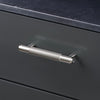 Knurled Small Pull Bar Cabinet Handle In Solid Steel