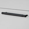 Knurled Medium Pull Bar Cabinet Handle In Black