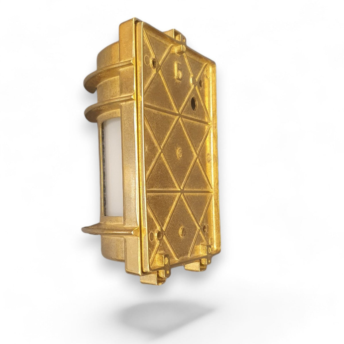 Nautic IP64 Solid Brass Outdoor Bulkhead Wall Light