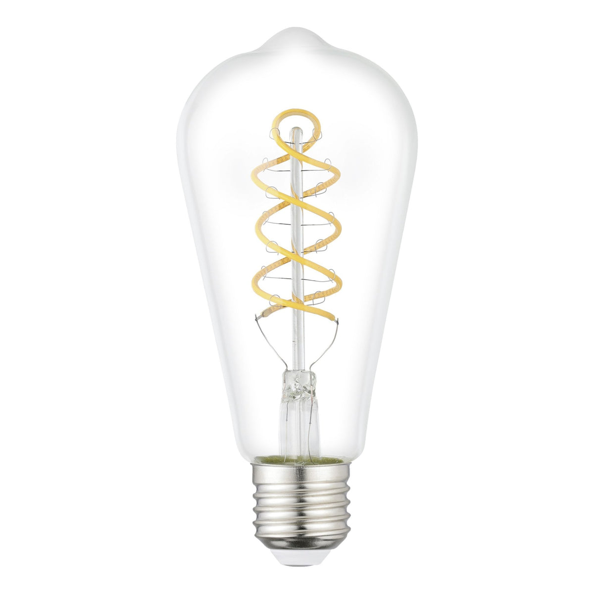 E27 Dimmable Warm White Pear Shaped Spiral Filament LED 7.3W 2700K 806lm