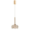 Bridestowe Single Pendant in French Gold & Clear Crystal