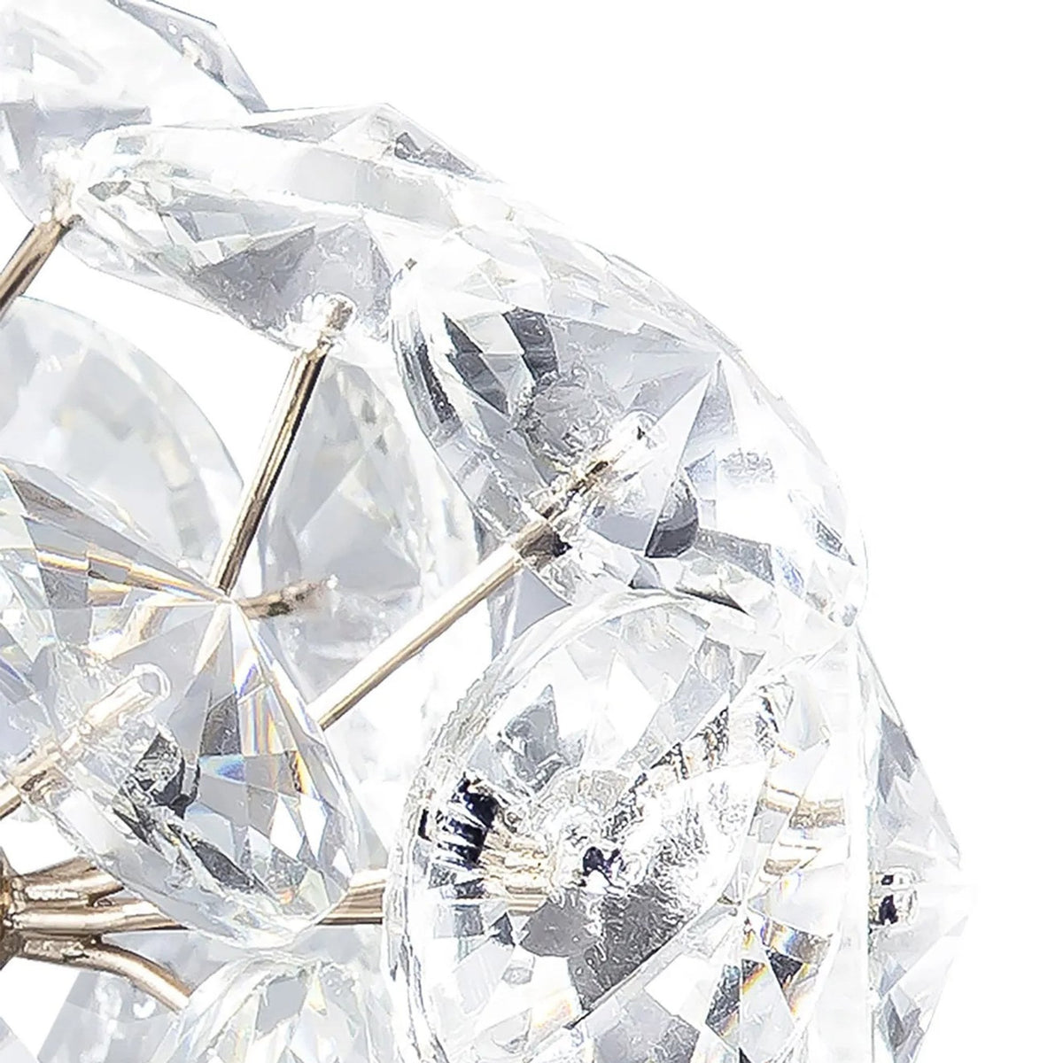 Bridestowe Single Pendant in French Gold & Clear Crystal