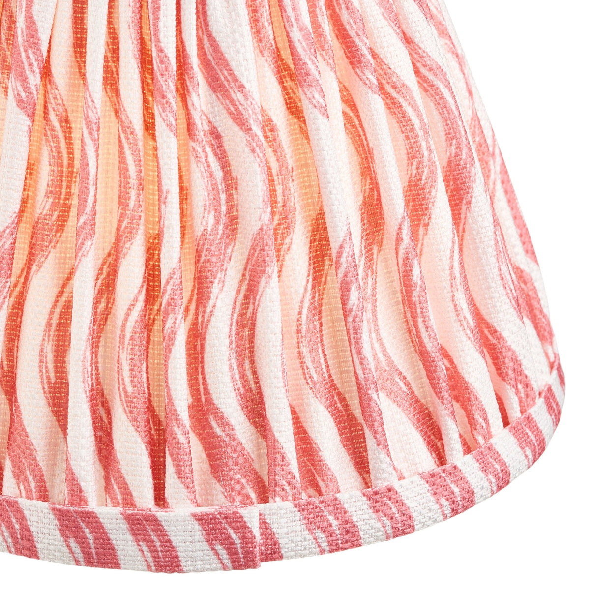 Ripple 16cm Tapered Shade in Coral Pink