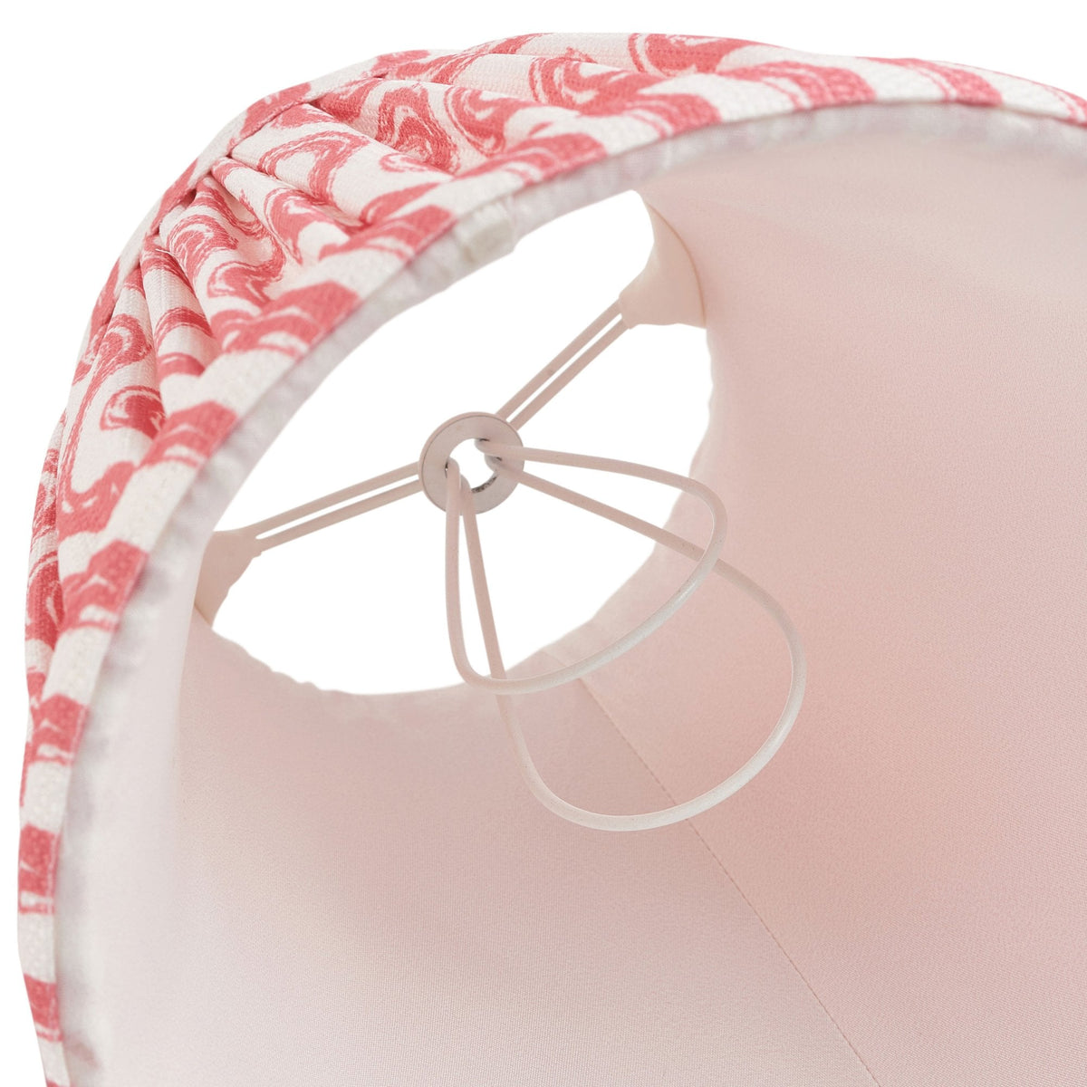 Ripple 16cm Tapered Shade in Coral Pink
