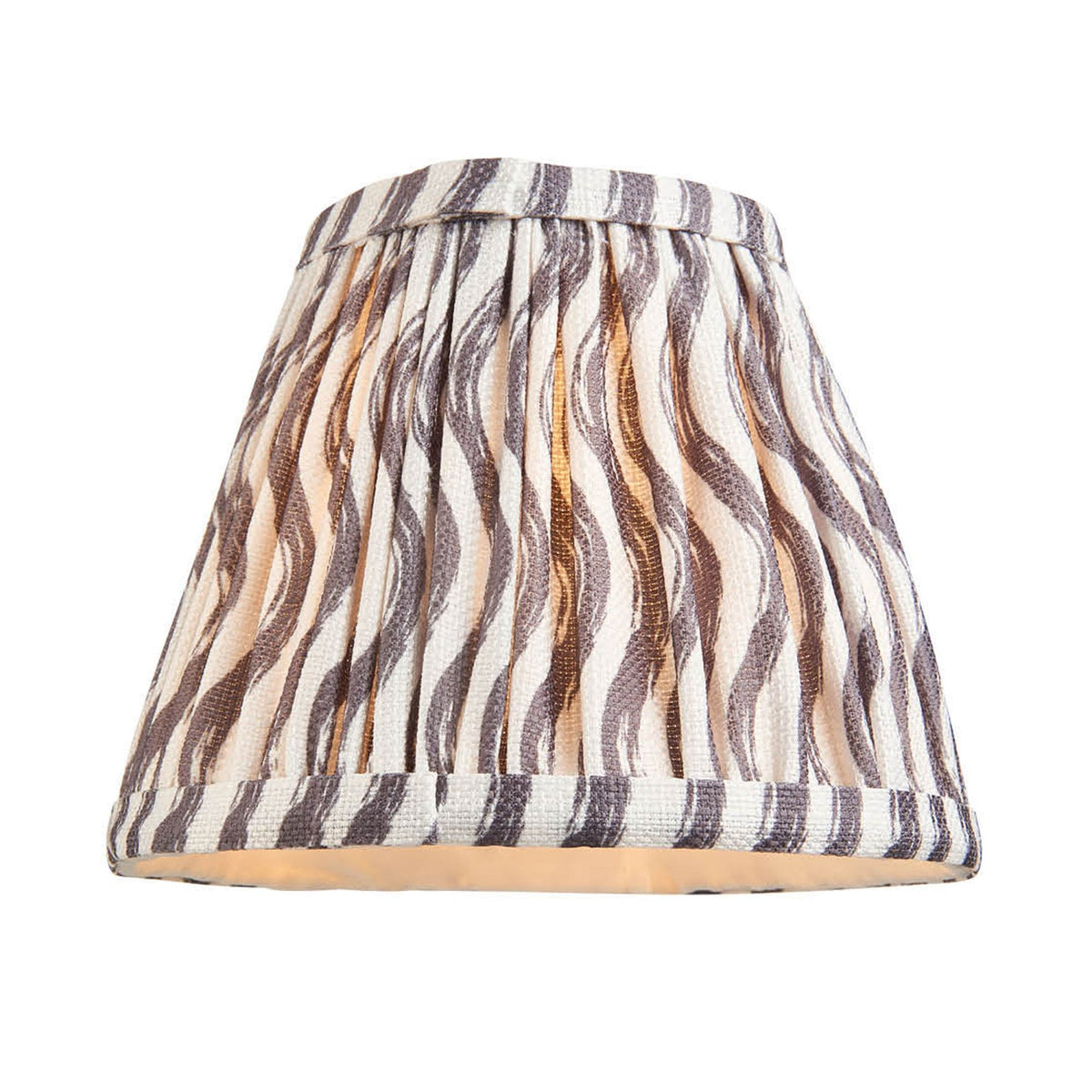 Ripple 16cm Tapered Shade in Pearl Grey