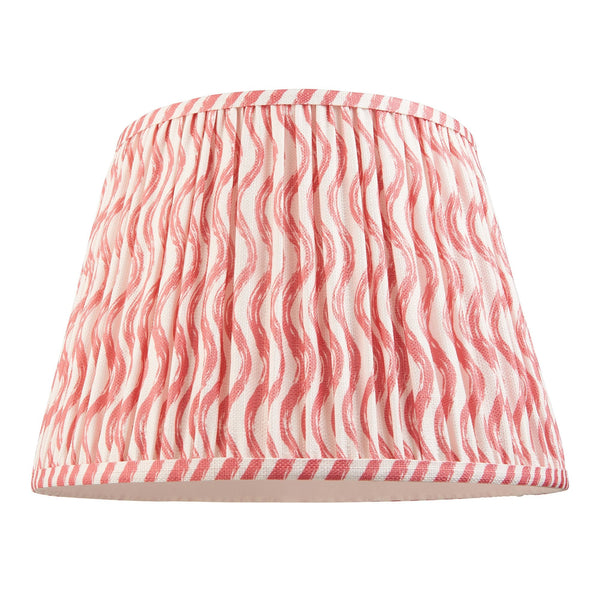 Ripple 35cm Tapered Shade in Coral Pink