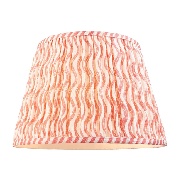 Ripple 35cm Tapered Shade in Coral Pink