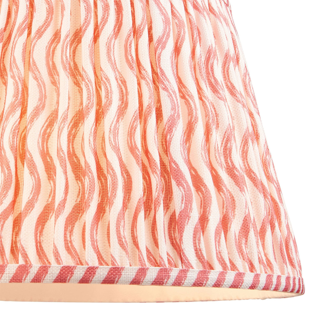 Ripple 35cm Tapered Shade in Coral Pink