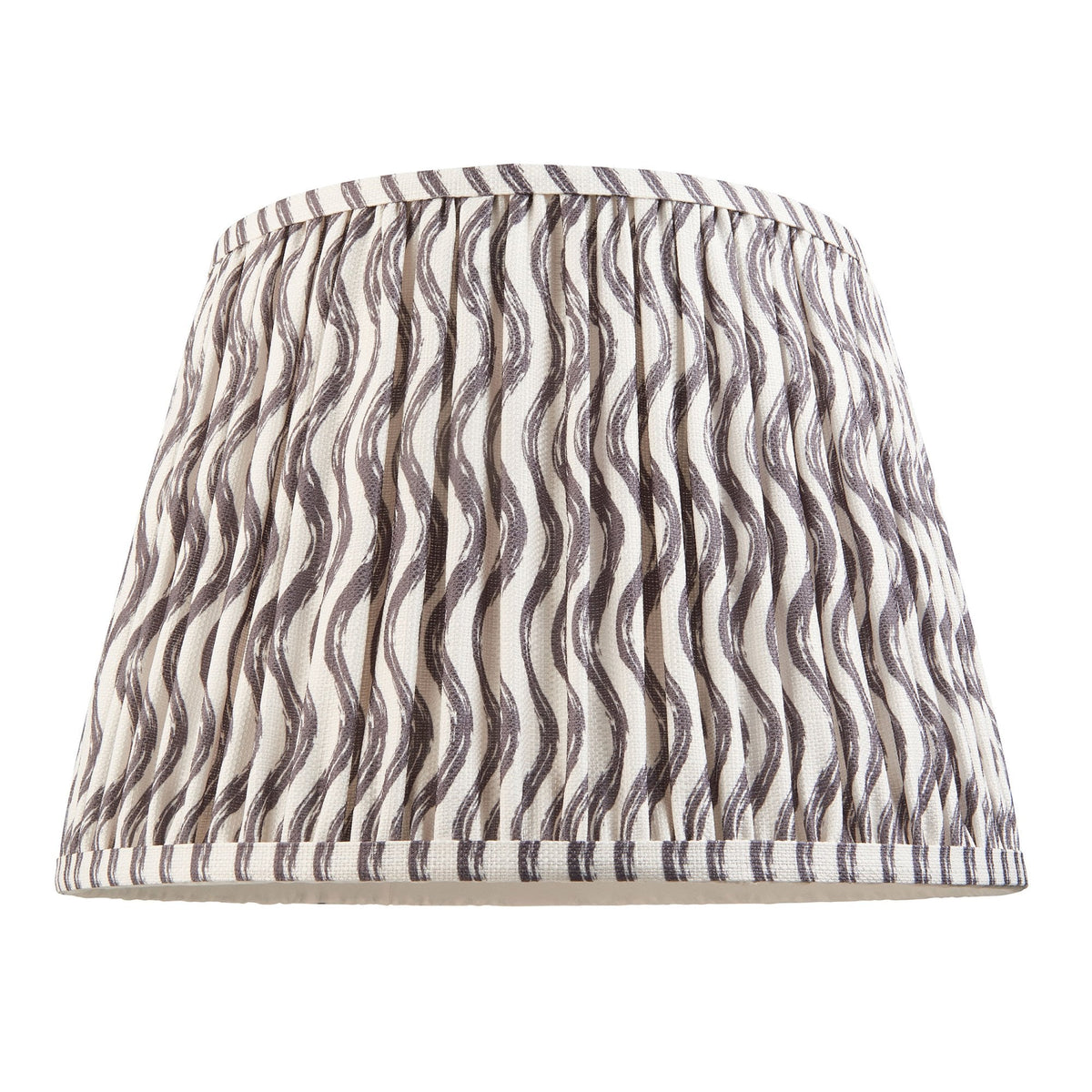 Ripple 35cm Tapered Shade in Pearl Grey