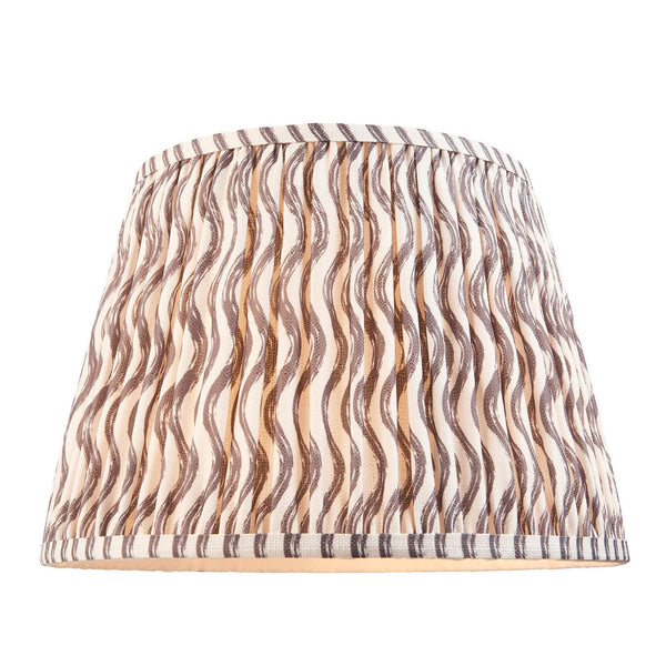 Ripple 35cm Tapered Shade in Pearl Grey