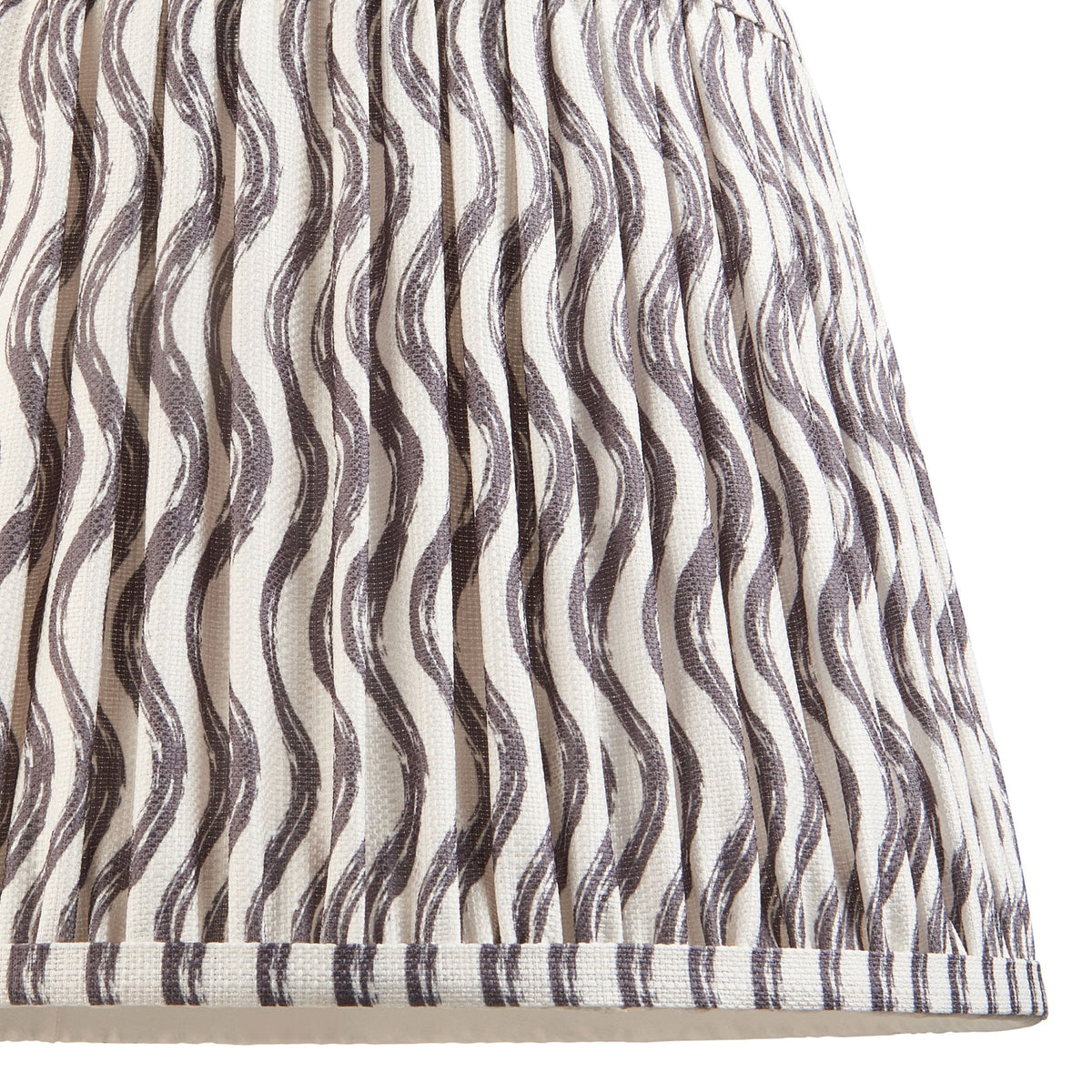 Ripple 35cm Tapered Shade in Pearl Grey