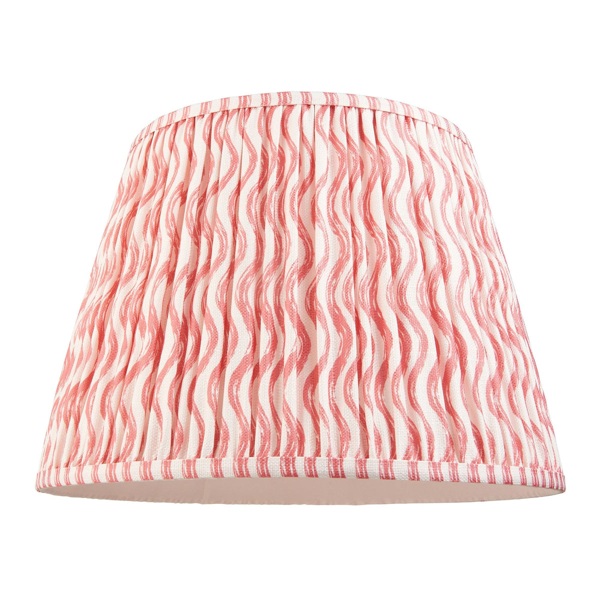 Ripple 40cm Tapered Shade in Coral Pink