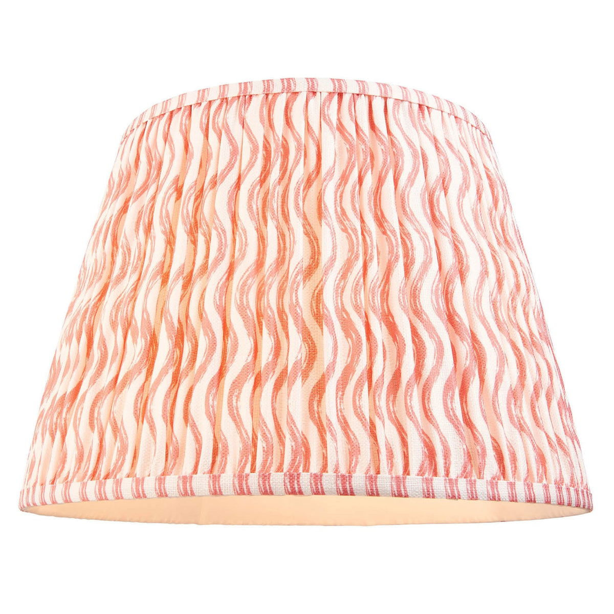 Ripple 40cm Tapered Shade in Coral Pink