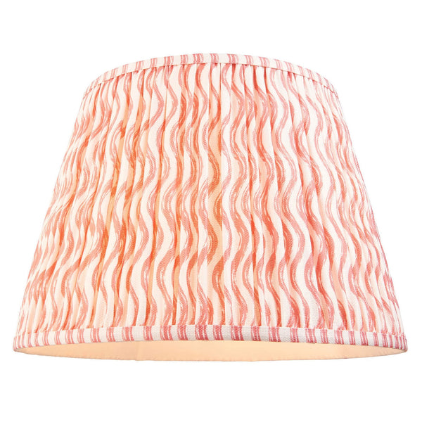Ripple 40cm Tapered Shade in Coral Pink