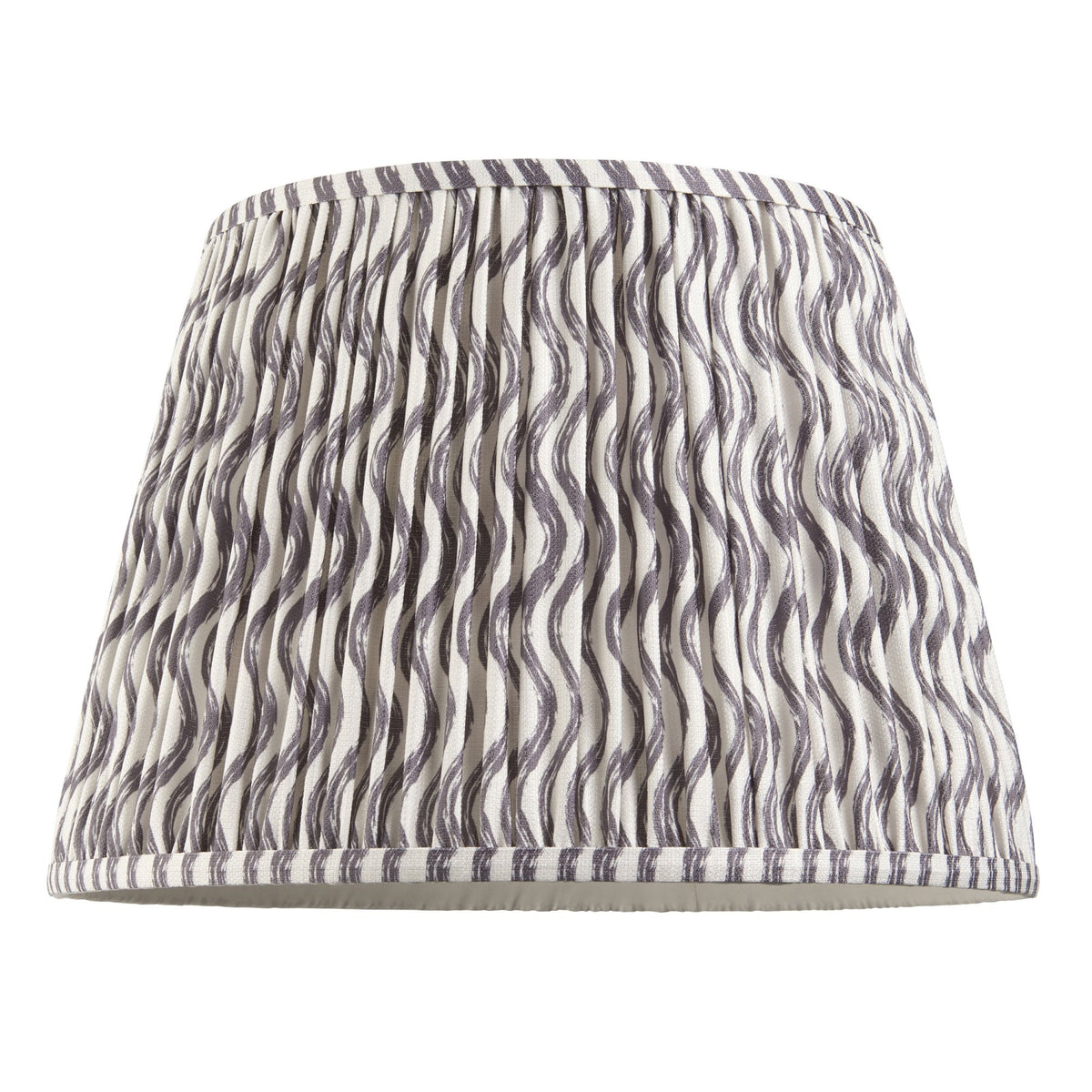 Ripple 40cm Tapered Shade in Pearl Grey