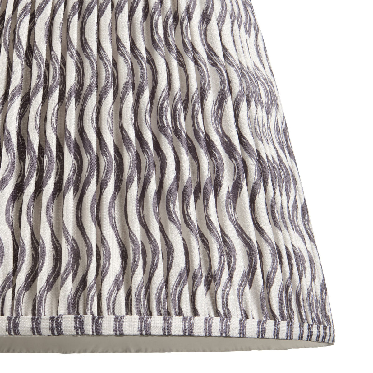 Ripple 40cm Tapered Shade in Pearl Grey