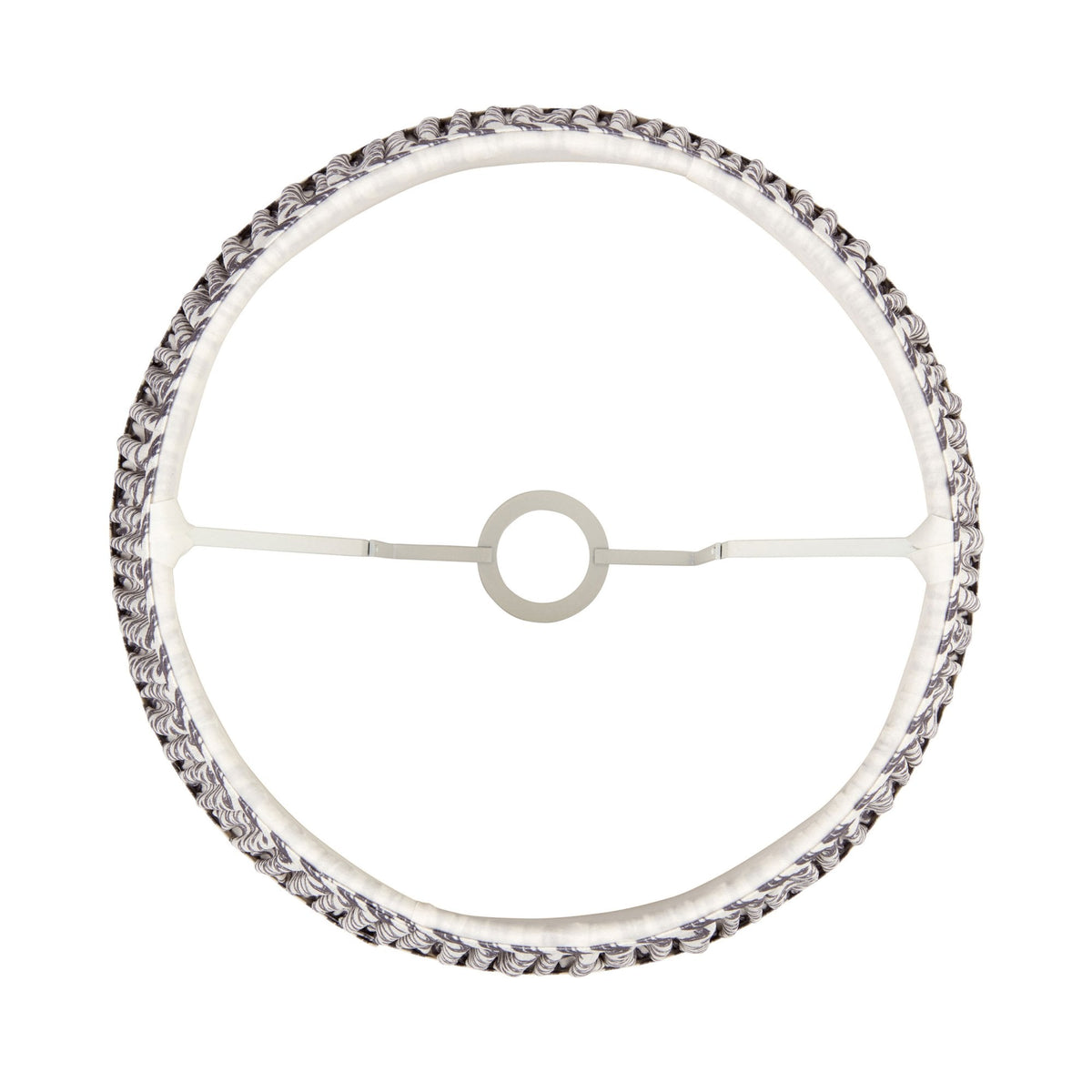 Ripple 40cm Tapered Shade in Pearl Grey