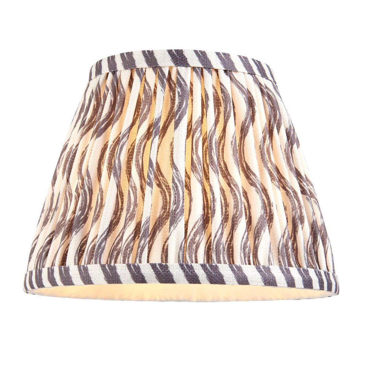 Ripple 20cm Tapered Shade in Pearl Grey