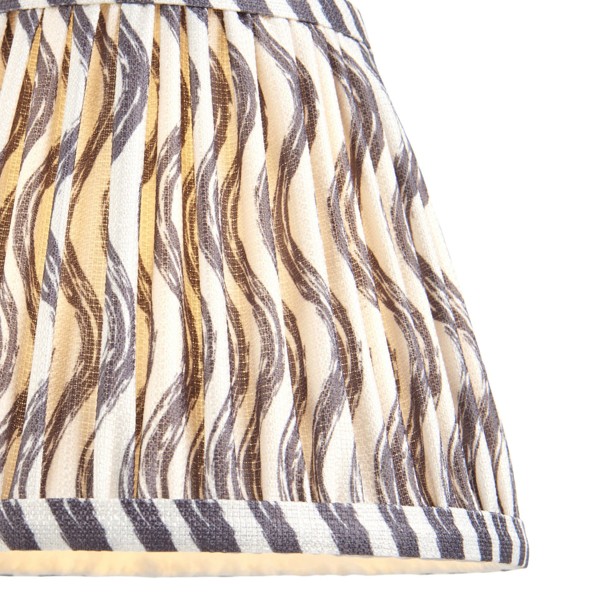 Ripple 20cm Tapered Shade in Pearl Grey