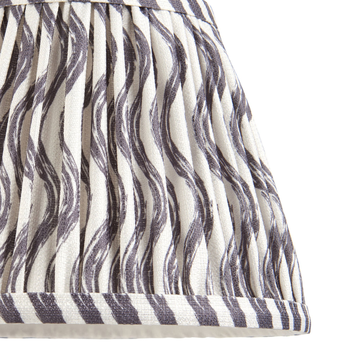 Ripple 20cm Tapered Shade in Pearl Grey