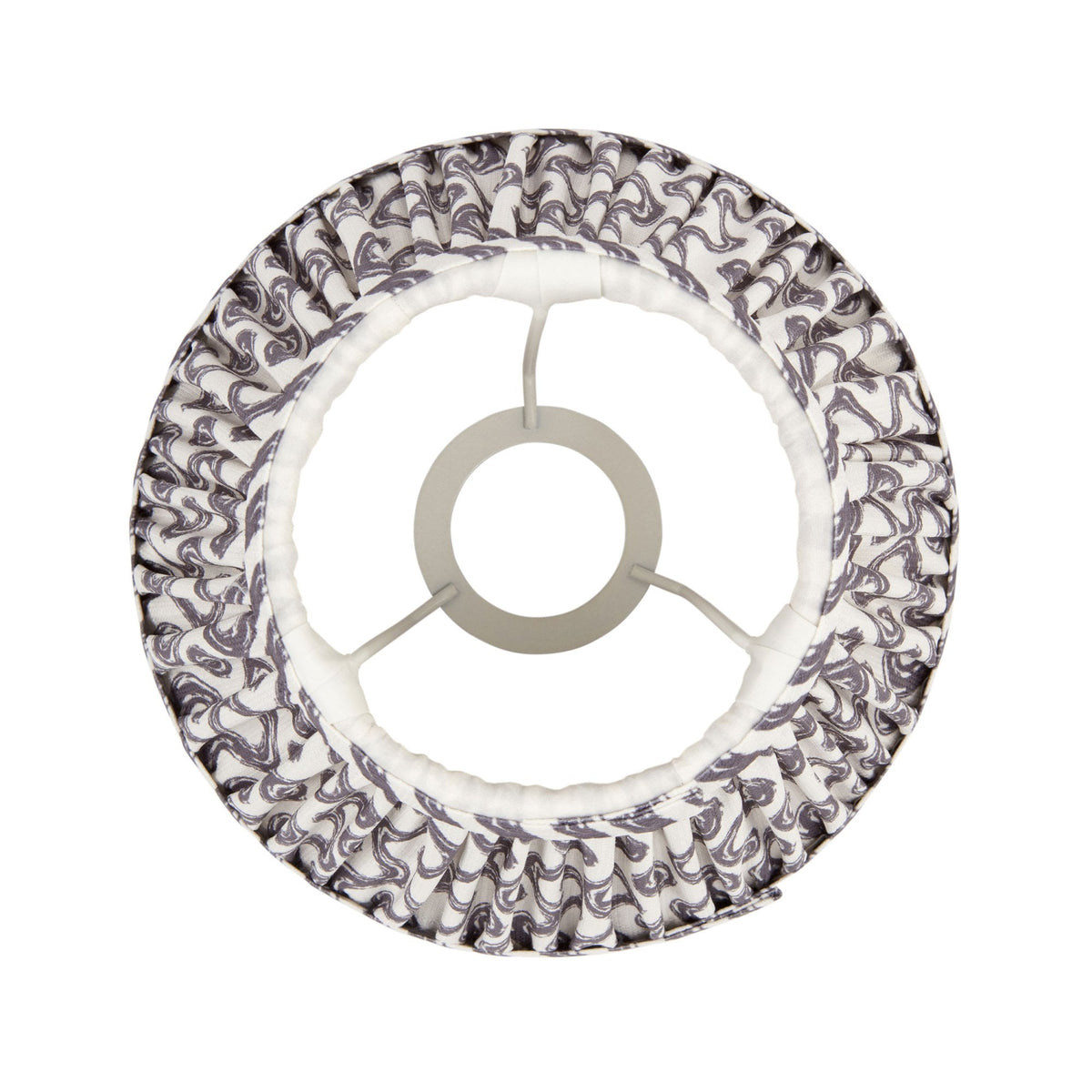 Ripple 20cm Tapered Shade in Pearl Grey