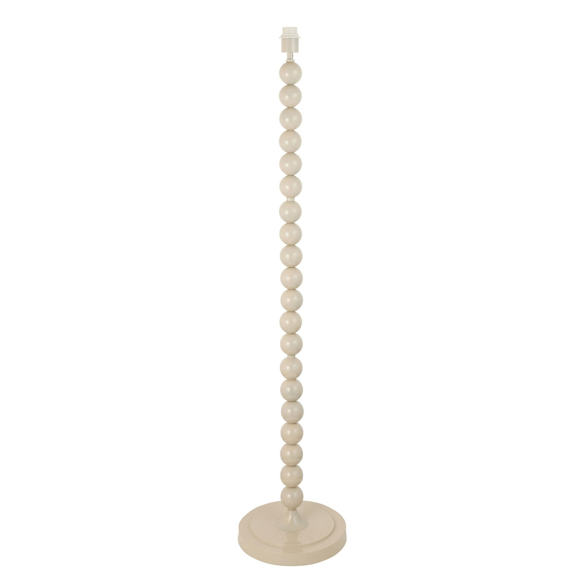 Higgledy Floor Lamp Base in Gloss Almond White Paint Finish