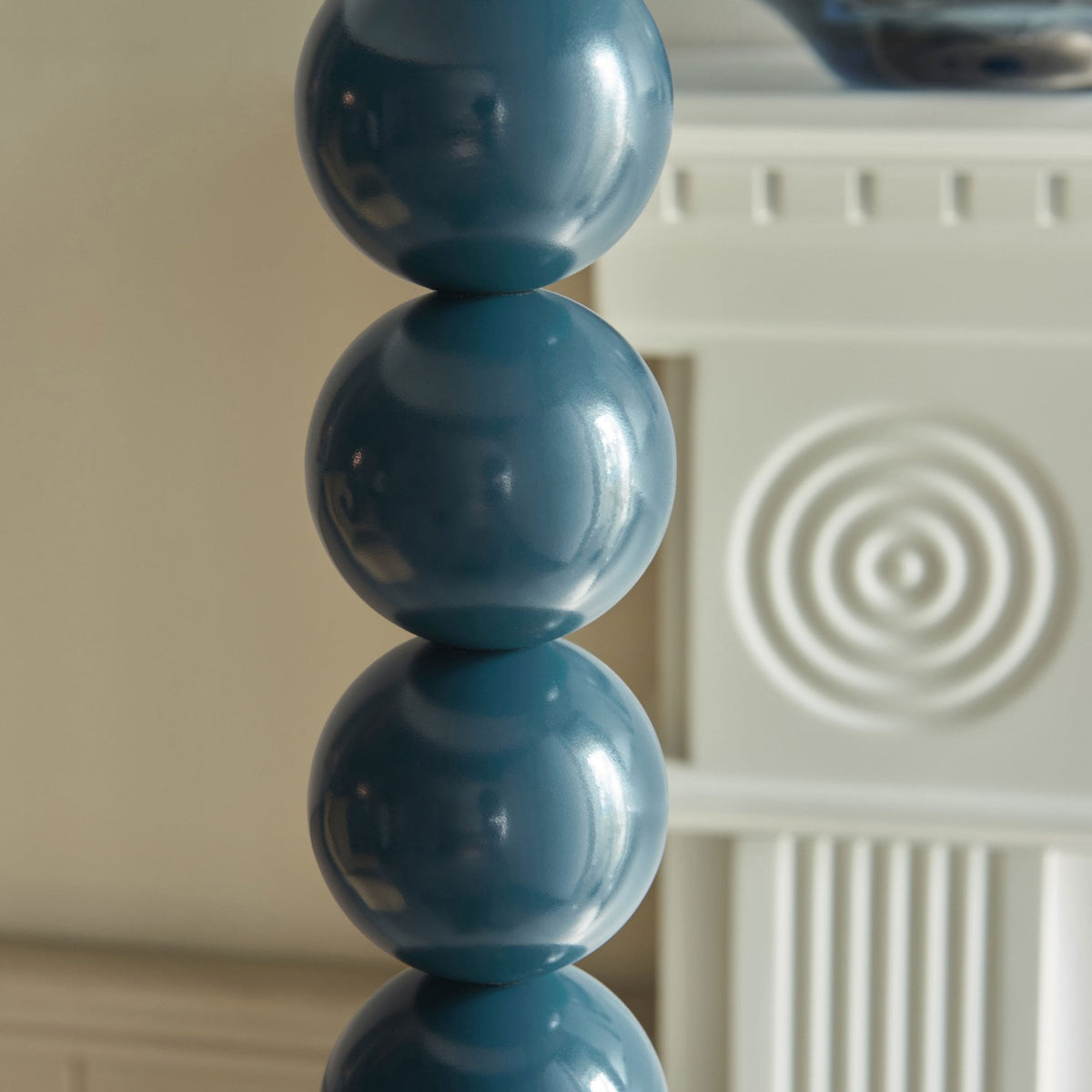 Higgledy Floor Lamp Base in Gloss Marlin Blue Paint Finish