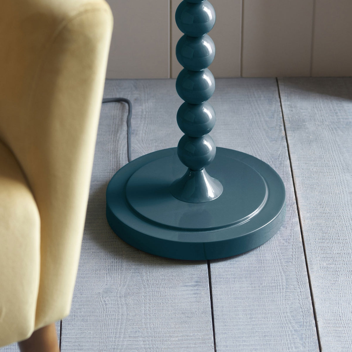 Higgledy Floor Lamp Base in Gloss Marlin Blue Paint Finish