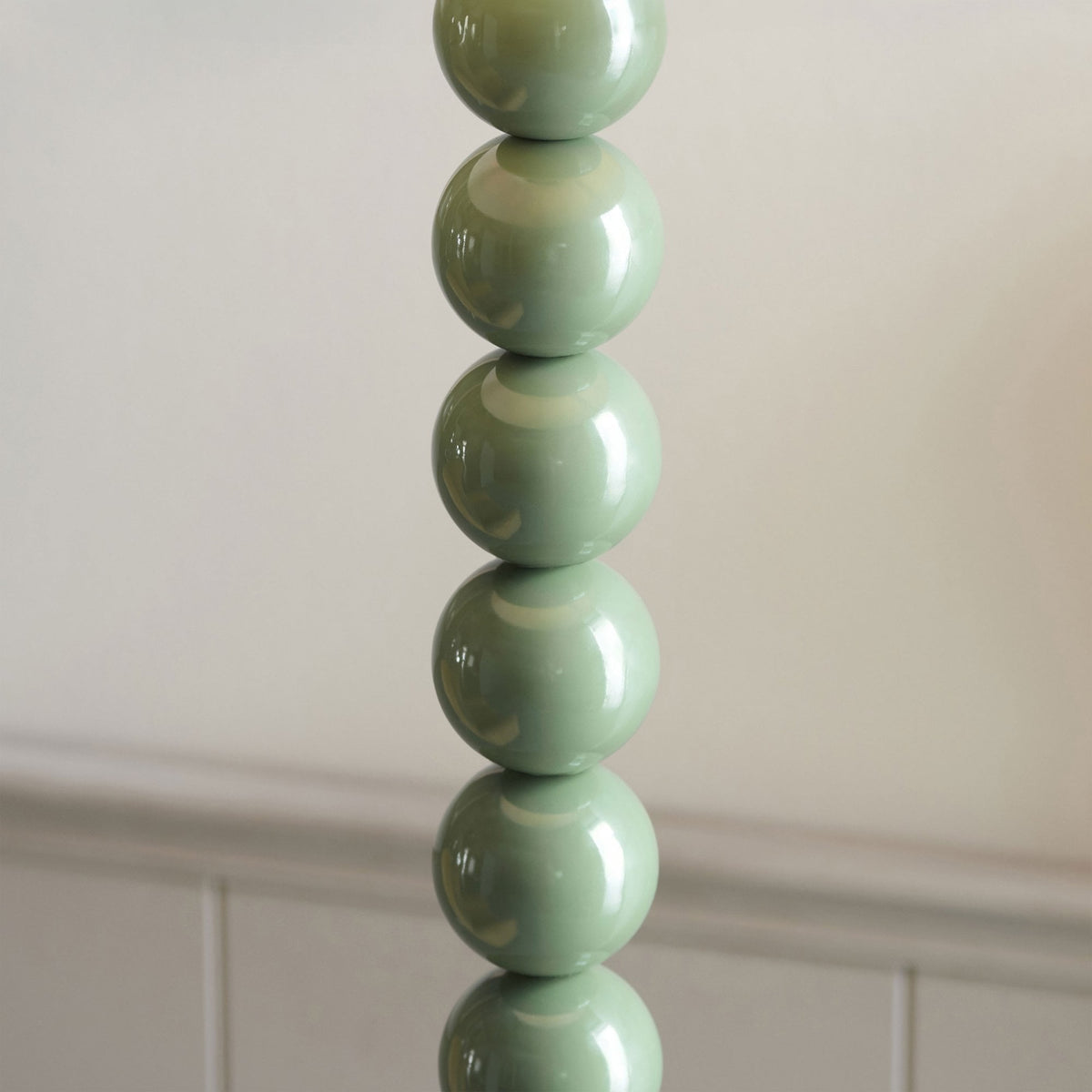 Higgledy Floor Lamp Base in Gloss Cotswold Green Paint Finish