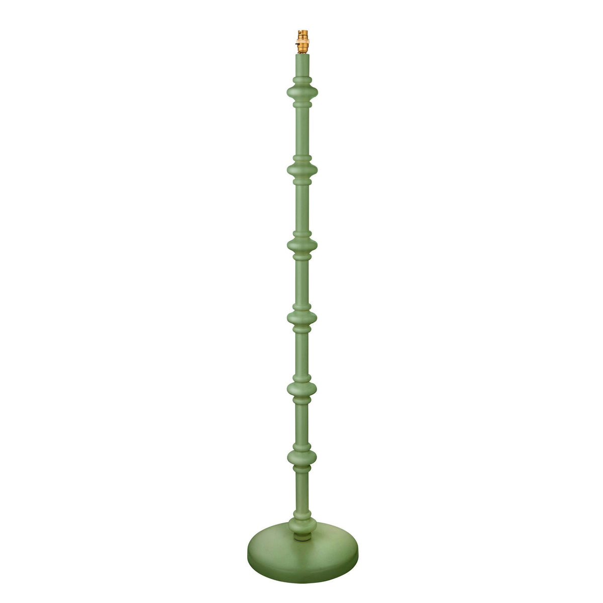 Carnaby Floor Lamp Base in Satin Cotswold Green Paint Finish