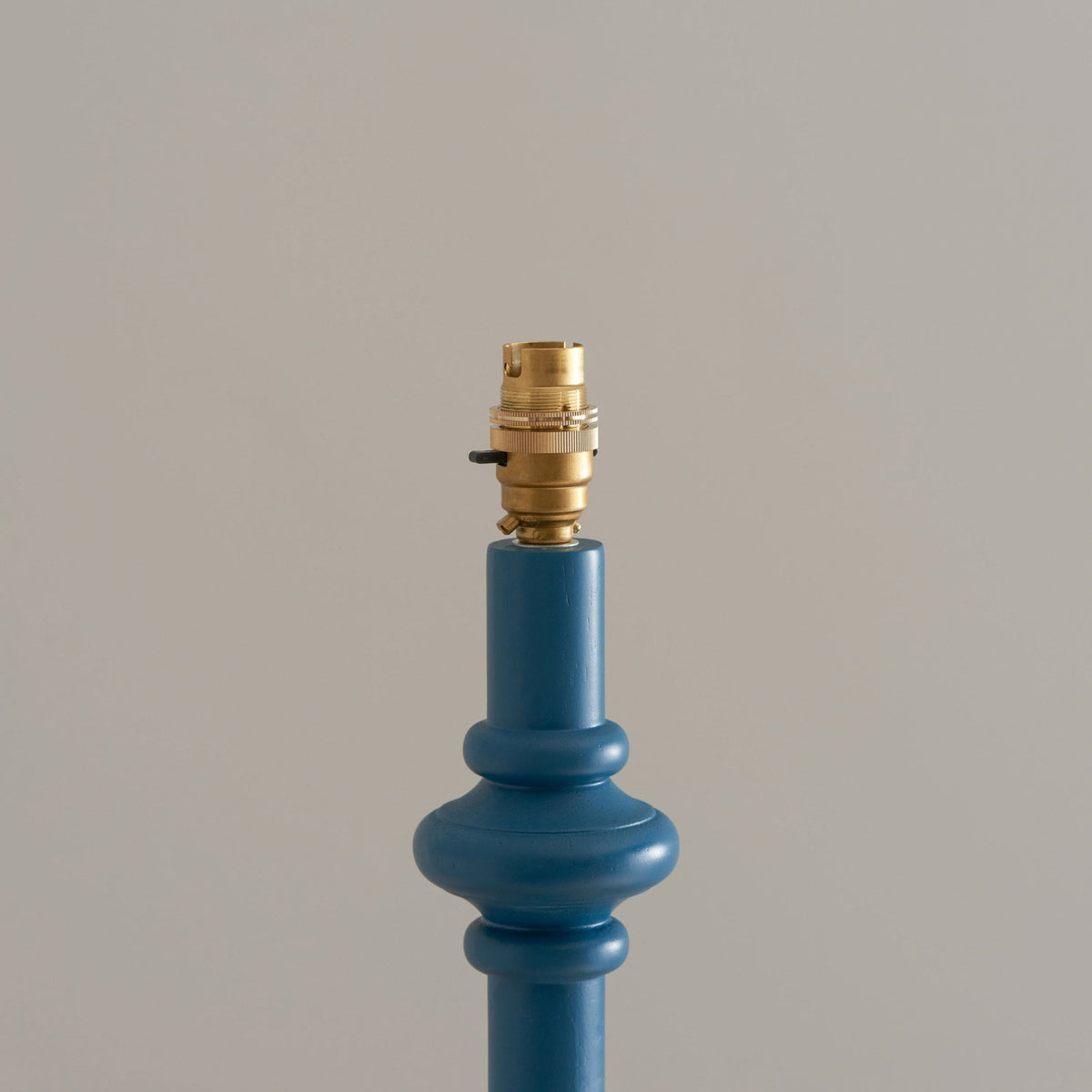 Carnaby Floor Lamp Base in Satin Marlin Blue Paint Finish