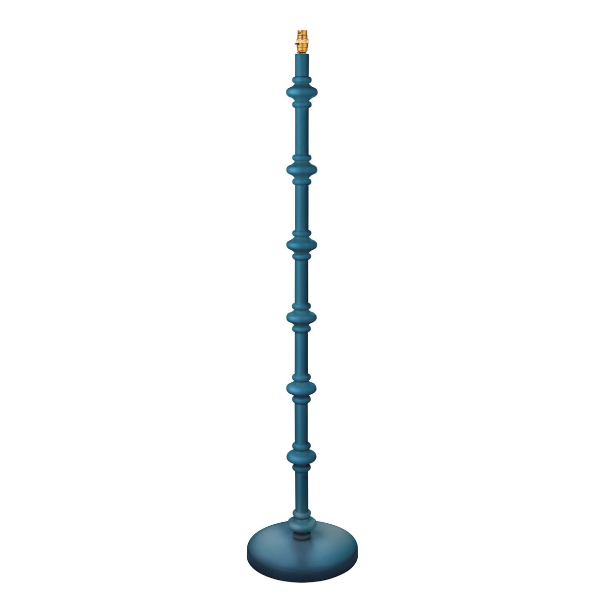 Carnaby Floor Lamp Base in Satin Marlin Blue Paint Finish